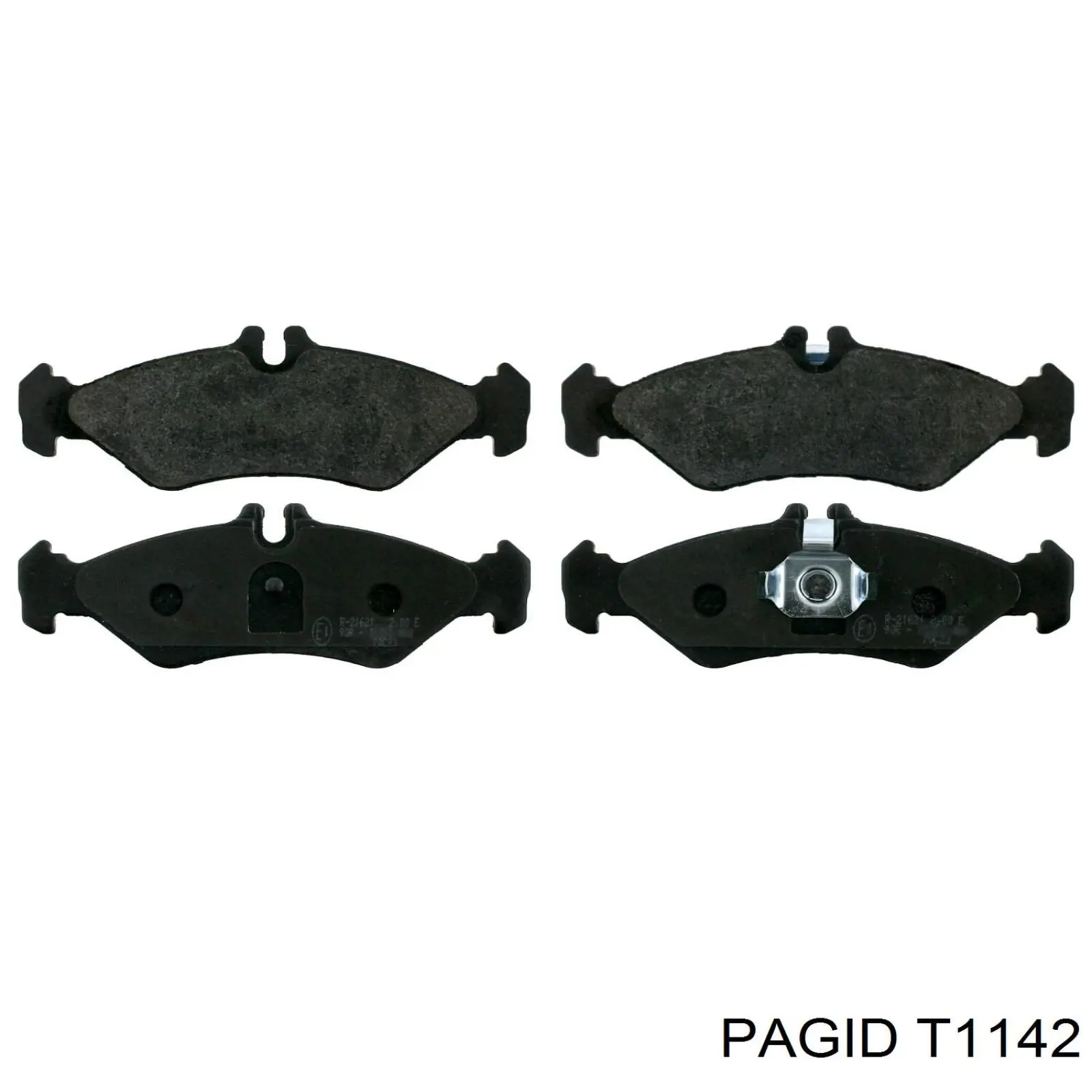 Купить T1142 HELLA-PAGID Колодки тормозные задние, дисковые