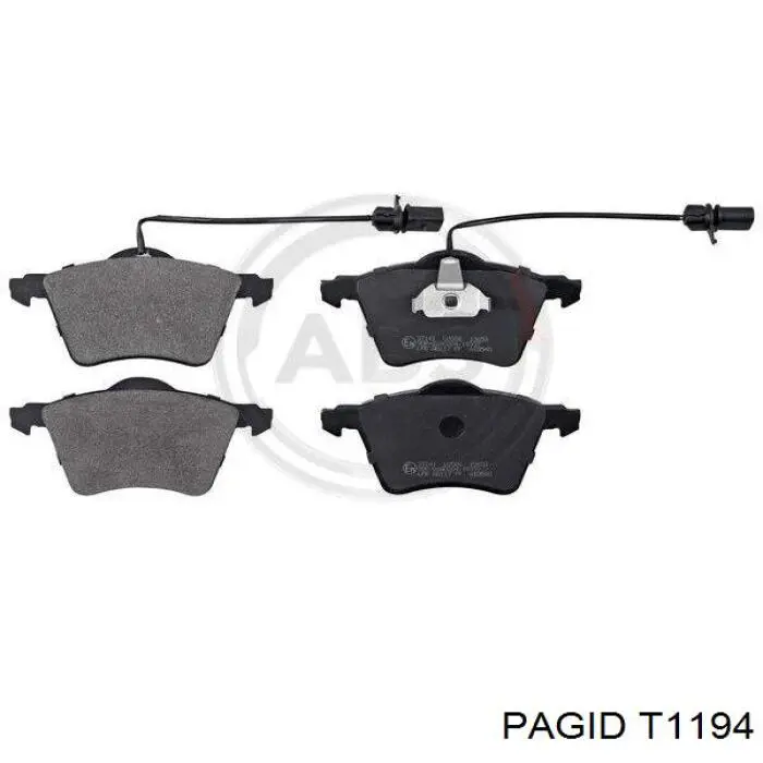 Тормозные колодки HELLA-PAGID T1194