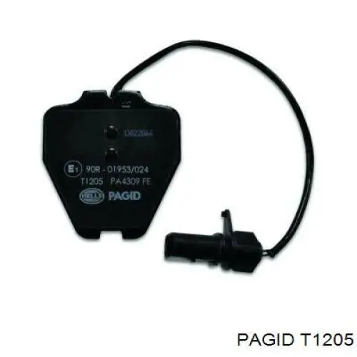 Купить T1205 HELLA-PAGID Колодки тормозные