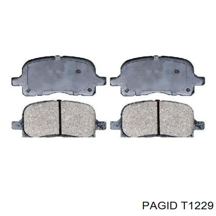 Тормозные колодки HELLA-PAGID T1229