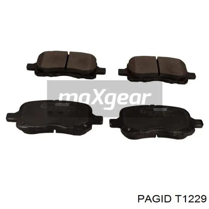 Купить T1229 HELLA-PAGID Колодки тормозные