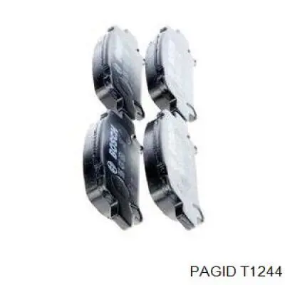 T1244 HELLA-PAGID Колодки тормозные дисковые комплект