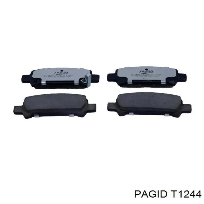 Колодки дисковые  HELLA-PAGID T1244 цена, от 15.52 USD