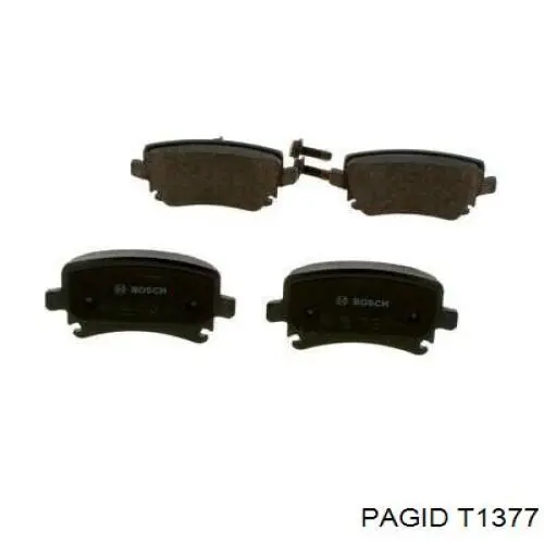 Колодки дисковые  HELLA-PAGID T1377 цена, от 14.24 USD