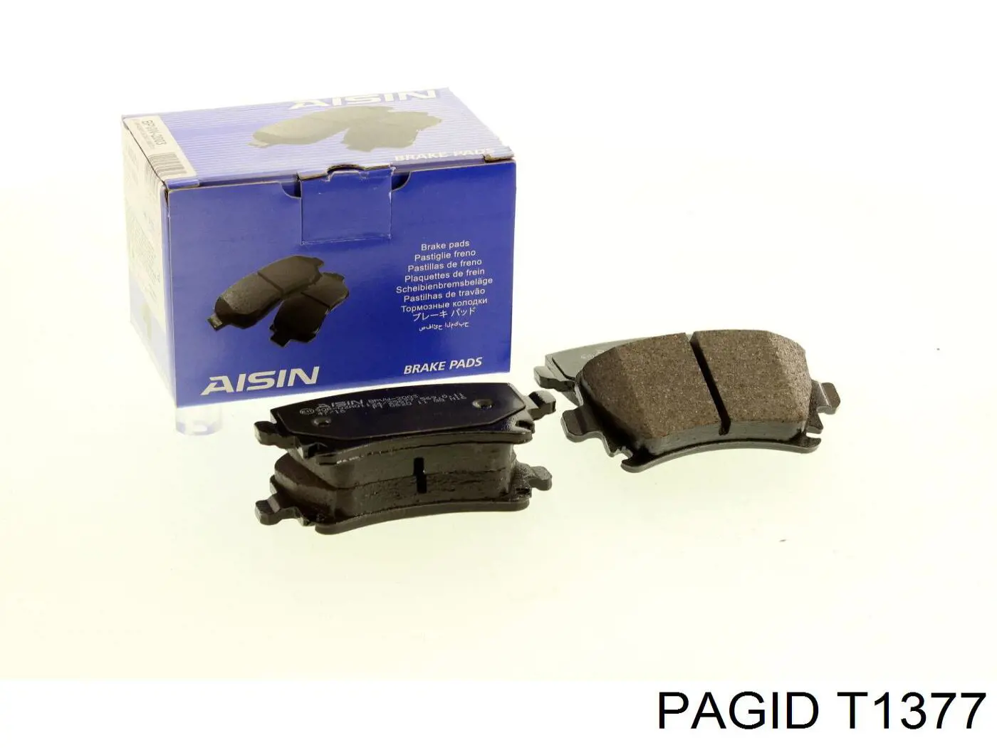 Задние тормозные колодки T1377 HELLA-PAGID