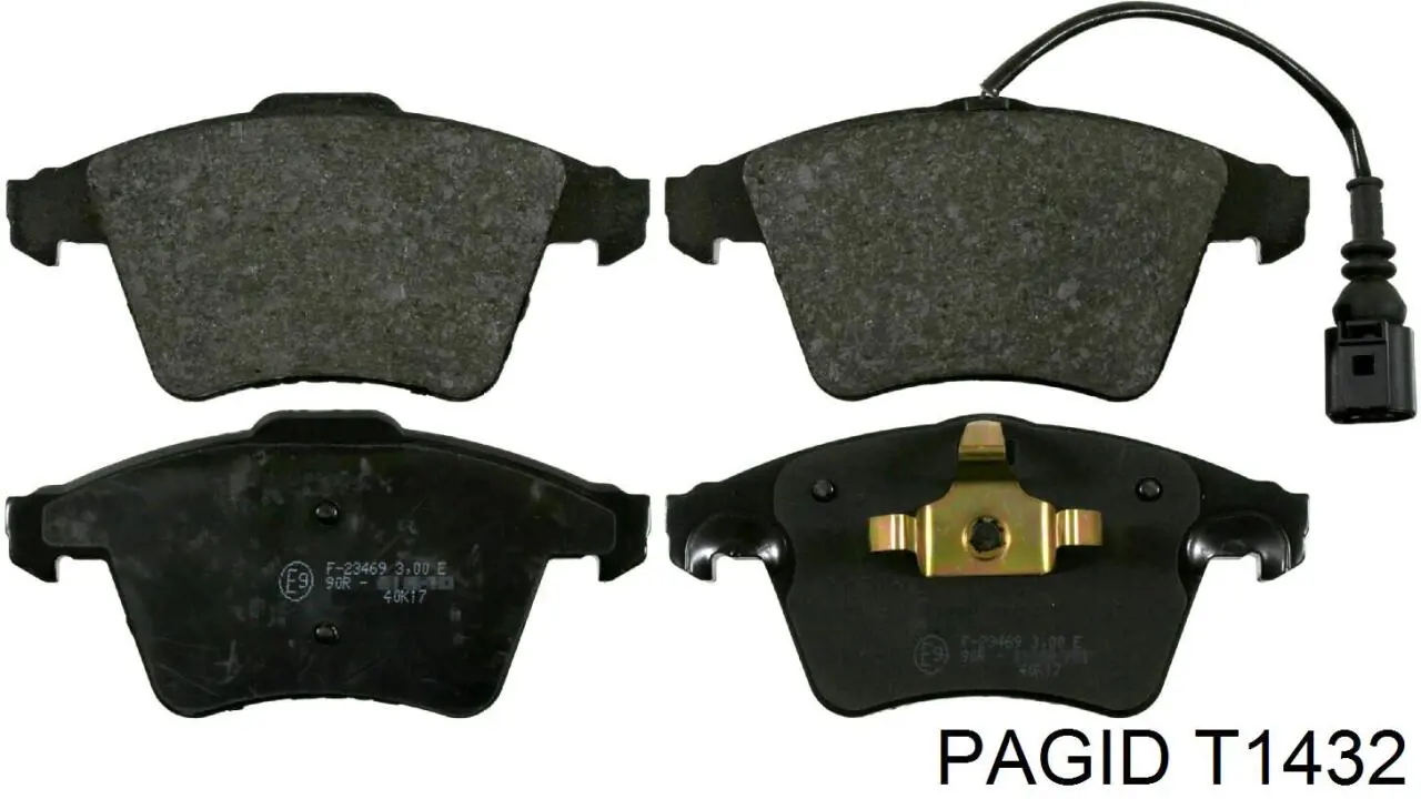 Купить T1432 HELLA-PAGID Колодки тормозные