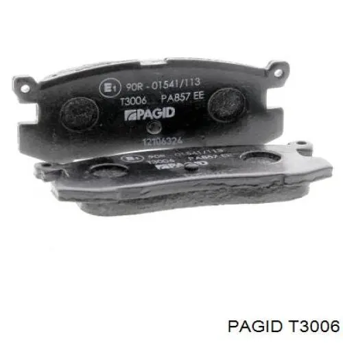 Колодки дисковые  HELLA-PAGID T3006 цена, от 13.85 USD