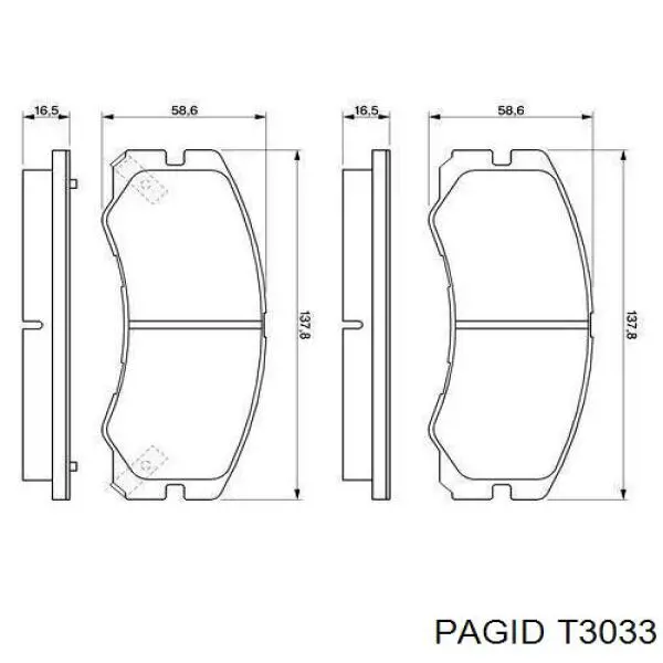 Колодки HELLA-PAGID T3033 цена, от 20.91 USD