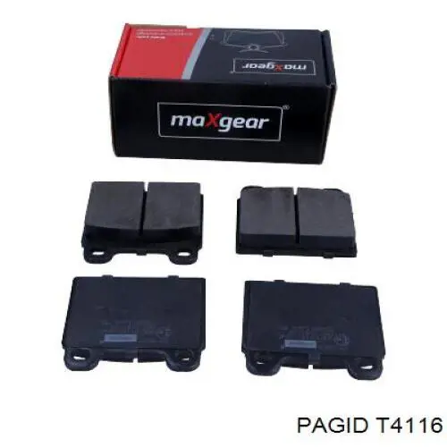 Тормозные колодки HELLA-PAGID T4116
