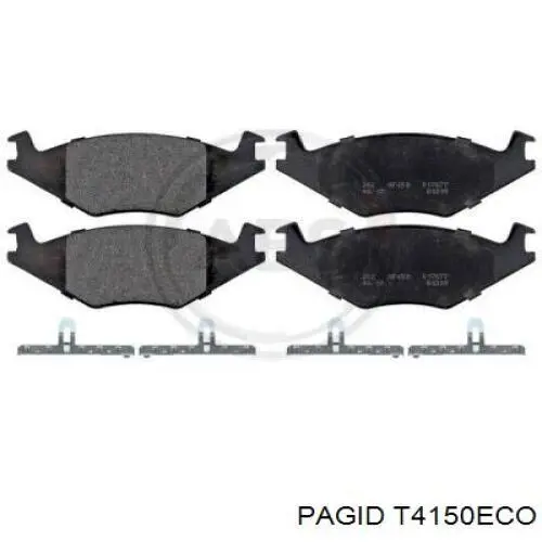Колодки HELLA-PAGID T4150ECO цена, от 12.25 USD
