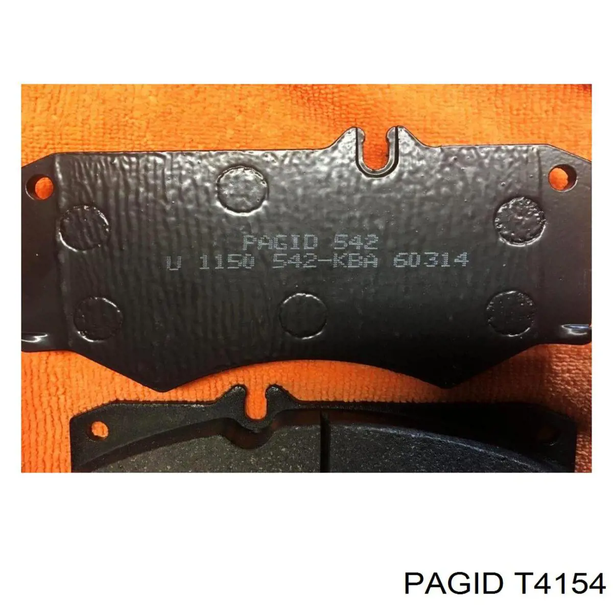 Передние тормозные колодки T4154 HELLA-PAGID