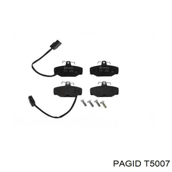 Колодки дисковые  HELLA-PAGID T5007 цена, от 16.01 USD
