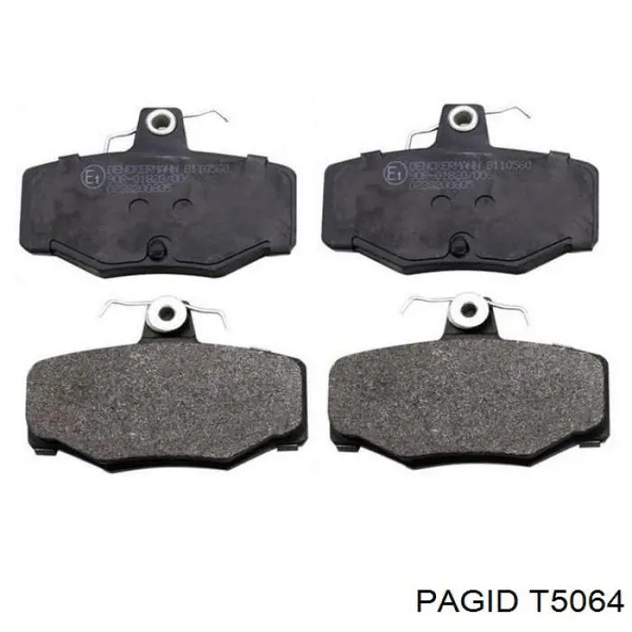 Купить T5064 HELLA-PAGID Колодки тормозные задние, дисковые