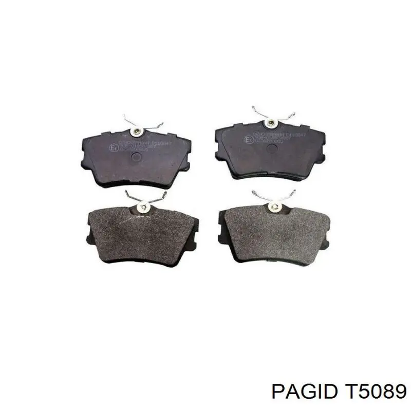 T5089 HELLA-PAGID Колодки тормозные дисковые комплект