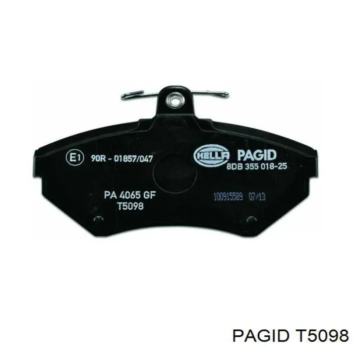 Тормозные колодки HELLA-PAGID T5098