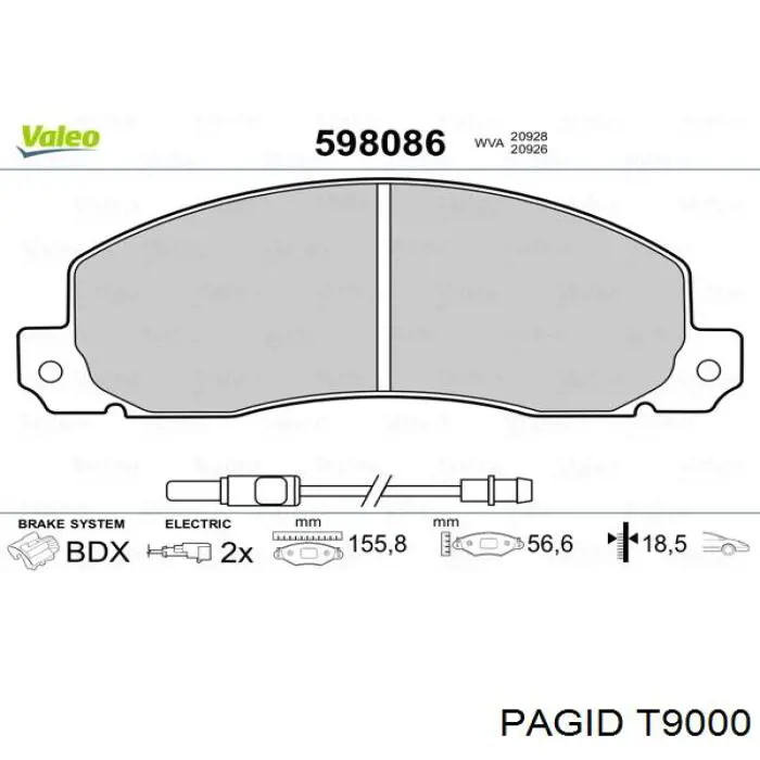 Колодки HELLA-PAGID T9000 цена, от 25.22 USD