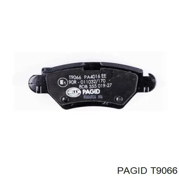 Задние дисковые колодки HELLA-PAGID T9066