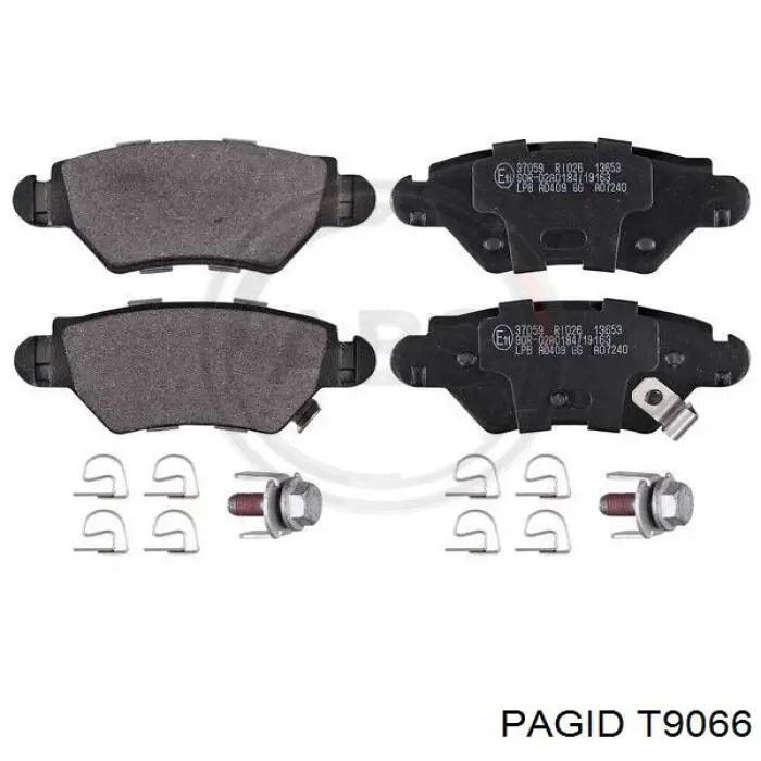 Колодки дисковые  HELLA-PAGID T9066 цена, от 14.49 USD
