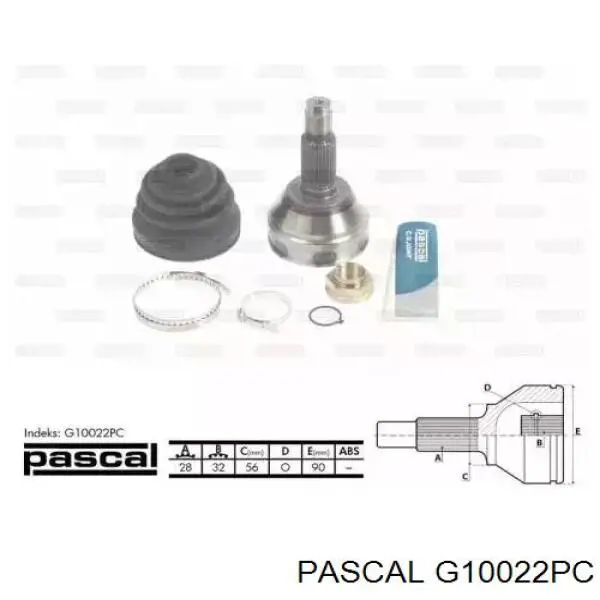 ШРУС наружный передний G10022PC Pascal