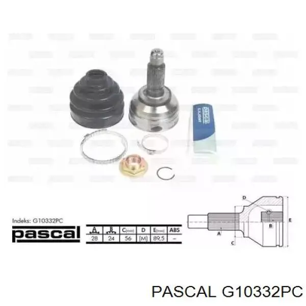 ШРУС наружный передний G10332PC Pascal