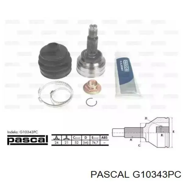 Граната колесная Pascal G10343PC цена, от 26.80 USD