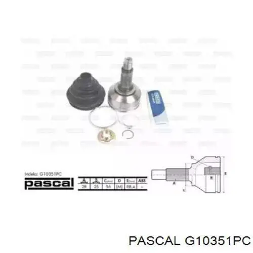 Граната колесная Pascal G10351PC цена, от 30.14 USD