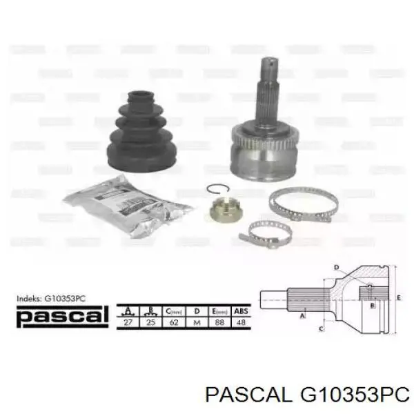 G10353PC Pascal шрус наружный передний