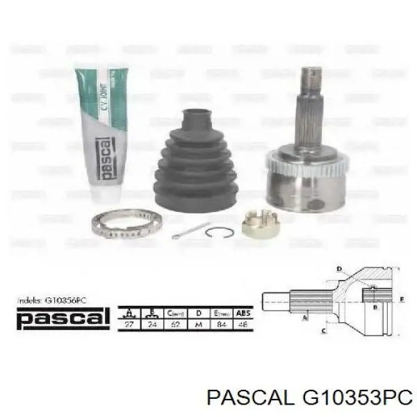 Граната колесная Pascal G10353PC цена, от 31.60 USD
