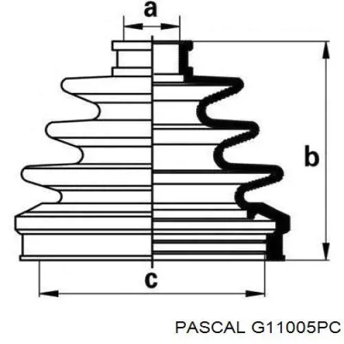 Купить G11005PC Pascal Внешняя граната