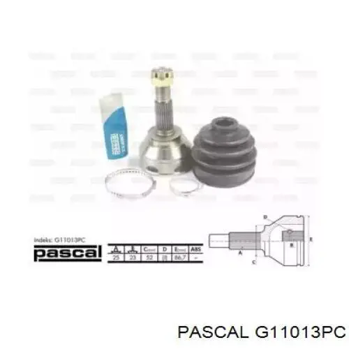 ШРУС наружный передний G11013PC Pascal