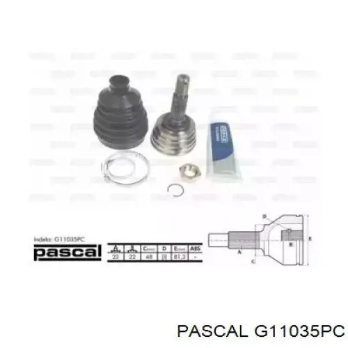 Граната колесная Pascal G11035PC цена, от 25.06 USD