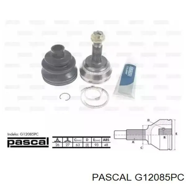 G12085PC Pascal шрус наружный передний