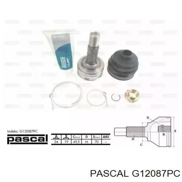 ШРУС наружный передний G12087PC Pascal