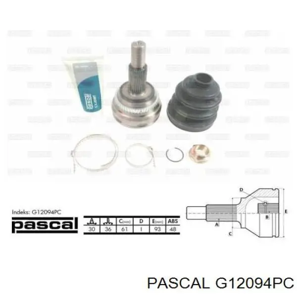  Pascal G12094PC цена, от 31.18 USD