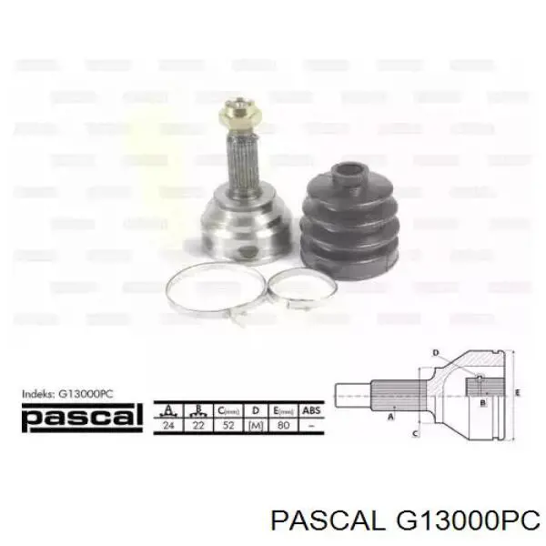 ШРУС наружный передний G13000PC Pascal