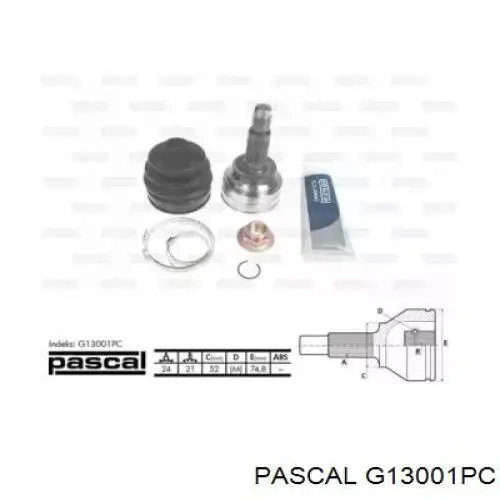 ШРУС наружный Pascal G13001PC