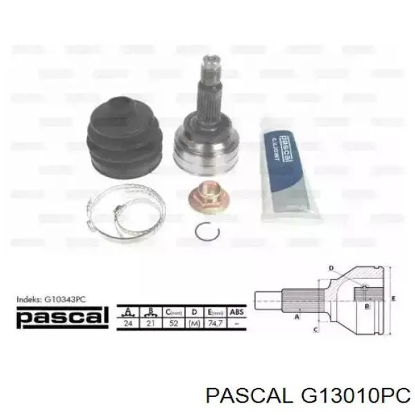 Граната колесная Pascal G13010PC цена, от 24.76 USD