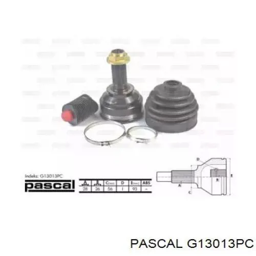 G13013PC Pascal шрус наружный передний