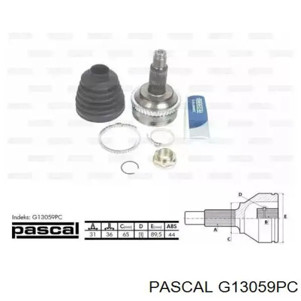 G13059PC Pascal шрус наружный передний