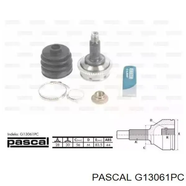 G13061PC Pascal шрус наружный передний