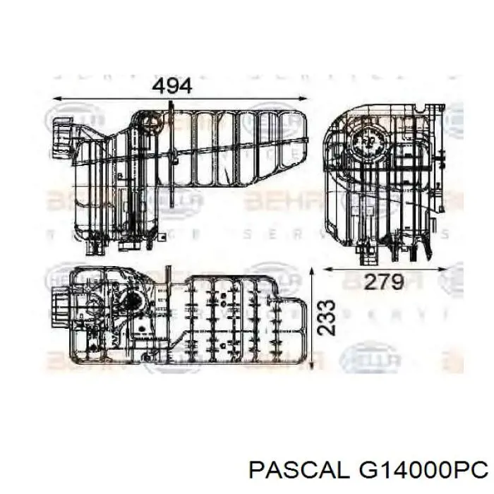 G14000PC Pascal Пыльник шарнира привода