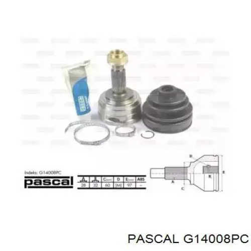 Купить G14008PC Pascal Внешняя граната
