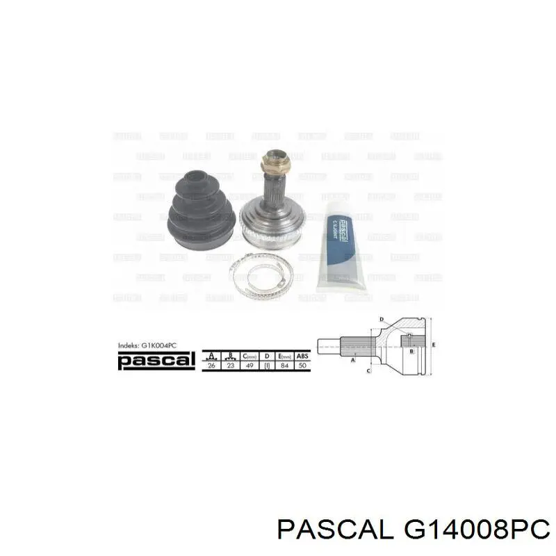 ШРУС наружный PASCAL G14008PC