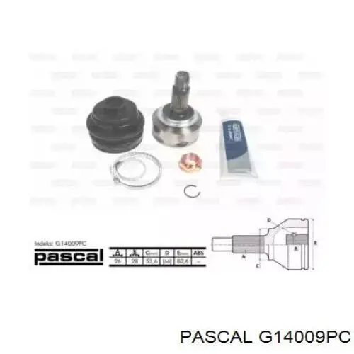 ШРУС наружный передний G14009PC Pascal