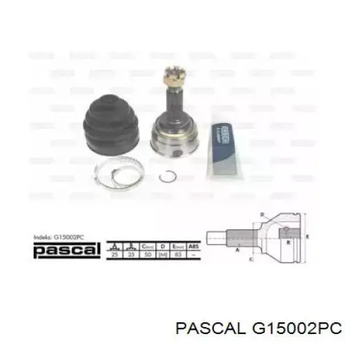 ШРУС наружный Pascal G15002PC