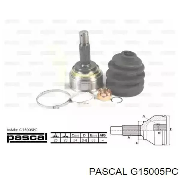 ШРУС наружный передний G15005PC Pascal