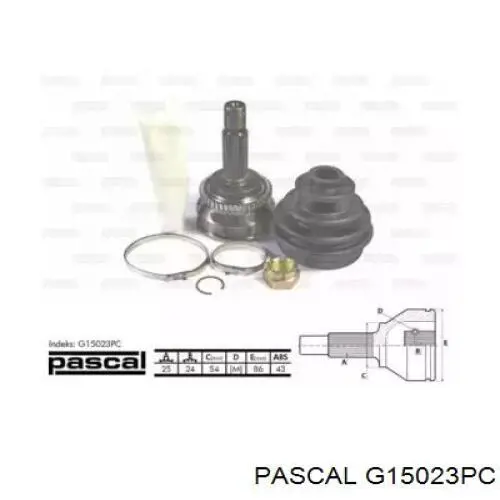 ШРУС наружный передний G15023PC Pascal