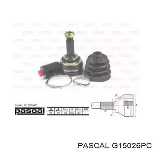 Граната колесная Pascal G15026PC цена, от 28.92 USD