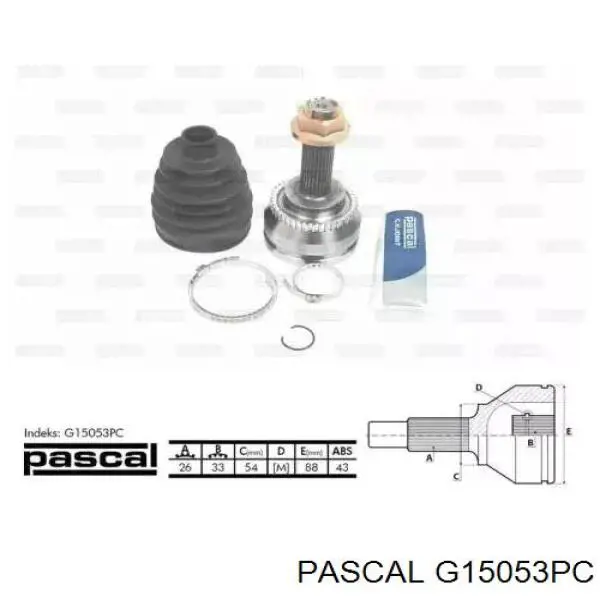 G15053PC Pascal шрус наружный передний
