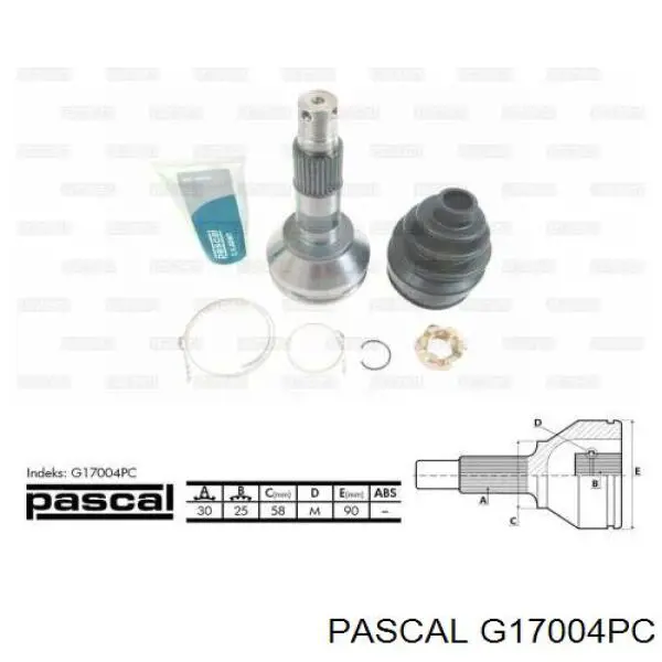 Граната колесная Pascal G17004PC цена, от 27.52 USD